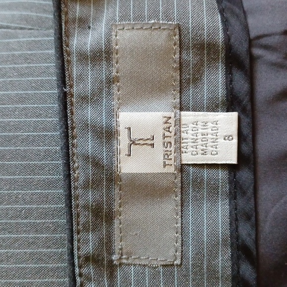 Tristan Pinstripe A Line Flare Hem Skirt- Sz. 8 - Picture 2 of 8